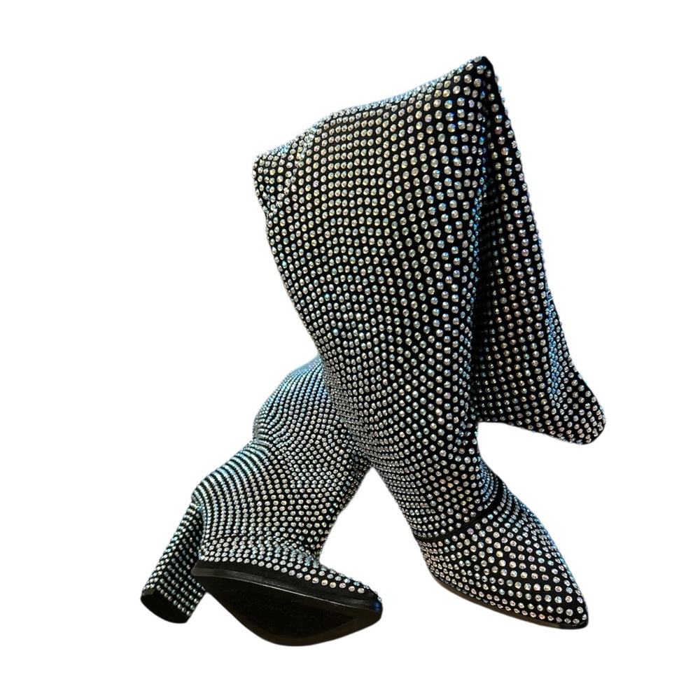 Woman rhinestones Boots